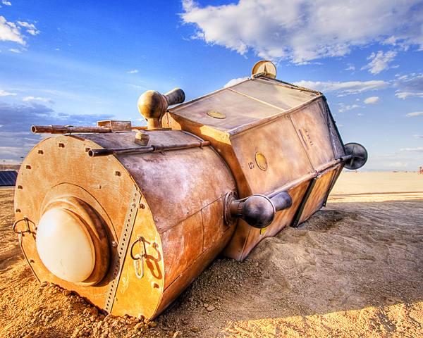 Burning Man HDR desert playa Black Rock City BM BRC