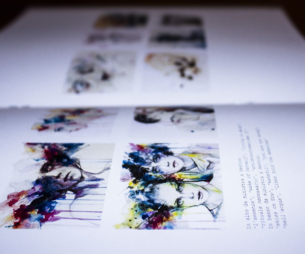agnes cecile  watercolor  booklet  portfolio vignelli grids margins layouts  editorial  brochure