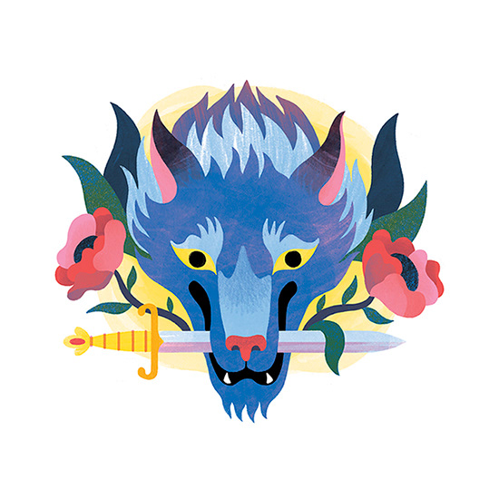 ILLUSTRATION  Handlettering type typography   dragon fantasy medieval wolf Sword Castle
