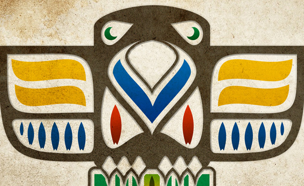 Totem aboriginal symbol vetor