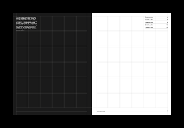 US Letter Photography Grid System for InDesign