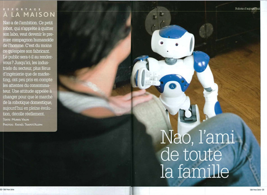 robot Aldebaran-Robotics humanoid não aldebaran robotics france future