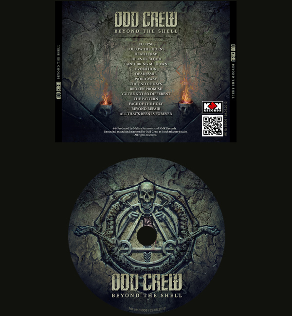 odd crew Metalcore cd cover Booklet metal rock shell Beyond