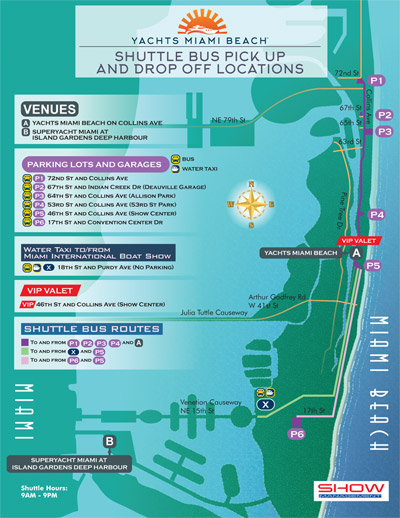illustrated maps for a miami beach boat show on behance