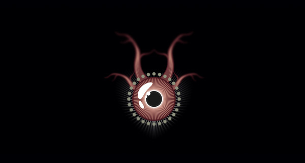 vector Vectorization Totem mask creature symbol eyes chaos monster