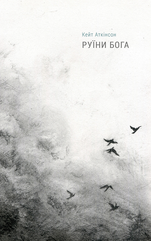 book cover book design graphic design  ILLUSTRATION  birds SKY clouds charcoal monochrome book illustration