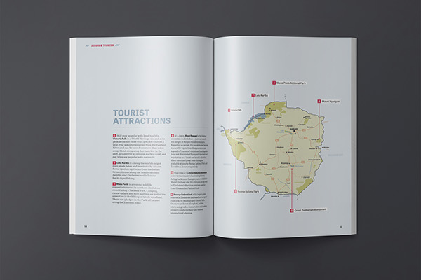 Adobe Portfolio Investment Guide report Zimbabwe Charts Graphs africa map