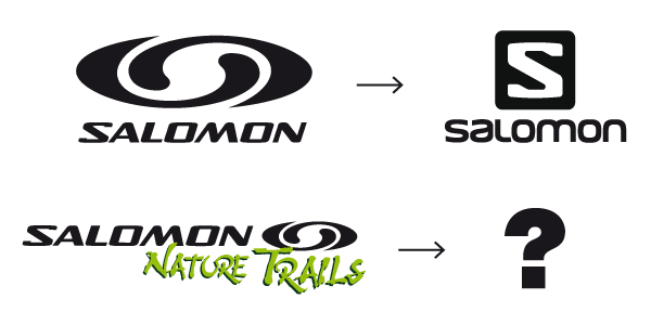 Salomon salomon nature trails trail running Logo Design leaf sole jordienolie green ecologic eco recycling respect friendly environment footprint