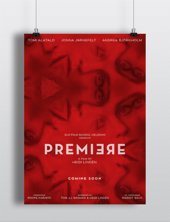 Adobe Portfolio poster title credits concept design