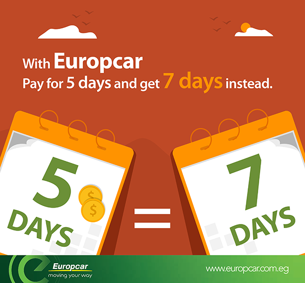 illustrations social meda Facebook Posts funny illustration Europcar Cars Travel car rent
