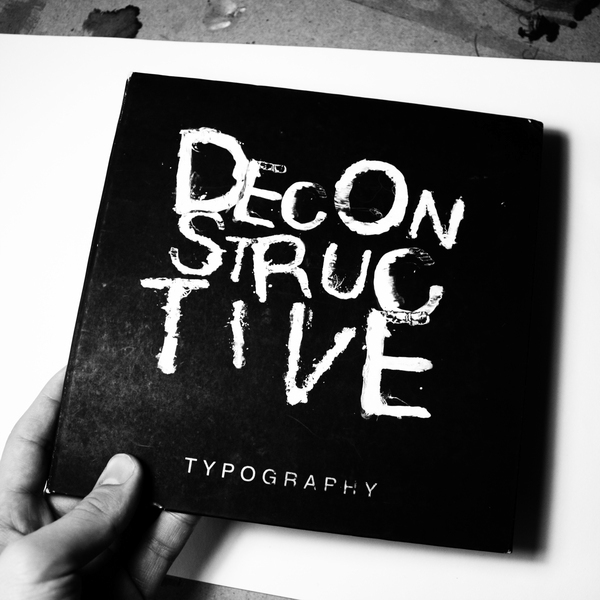Deconstructive Typography grunge type Typeface deconstruction ink poster book Typography video black and white letter
