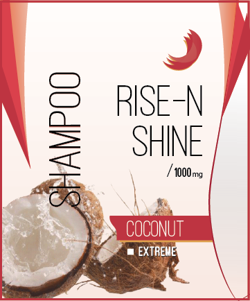 Coconut shampoo design Mockup