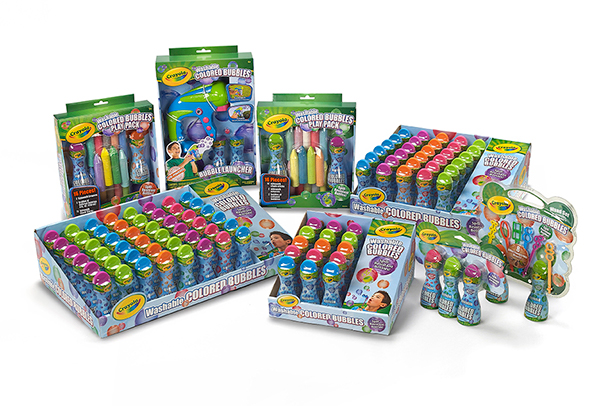Crayola Colored Bubbles colorful Outdoor Fun play