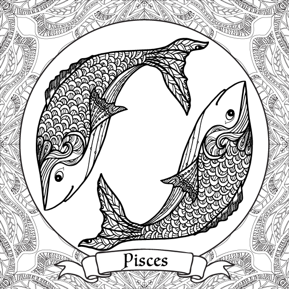 zodiac signs coloring pages - photo #13