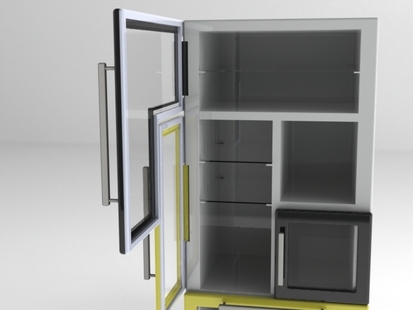freezer Frigorífico design industrial refrigerator
