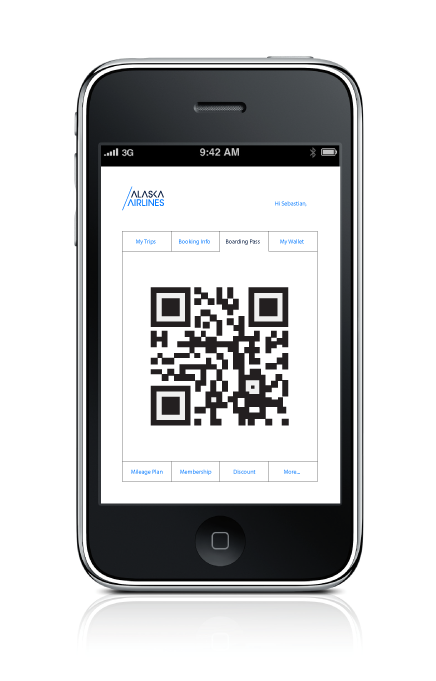 Alaska Airlines Alaska Airlines app application iphone smart phone mobile