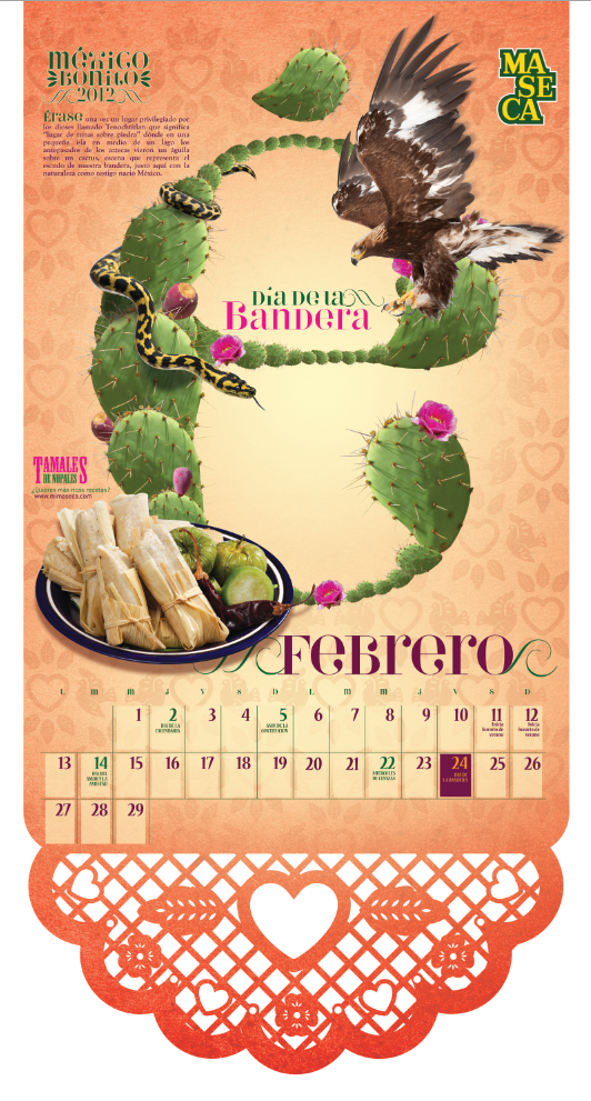 calendar Mexican  art