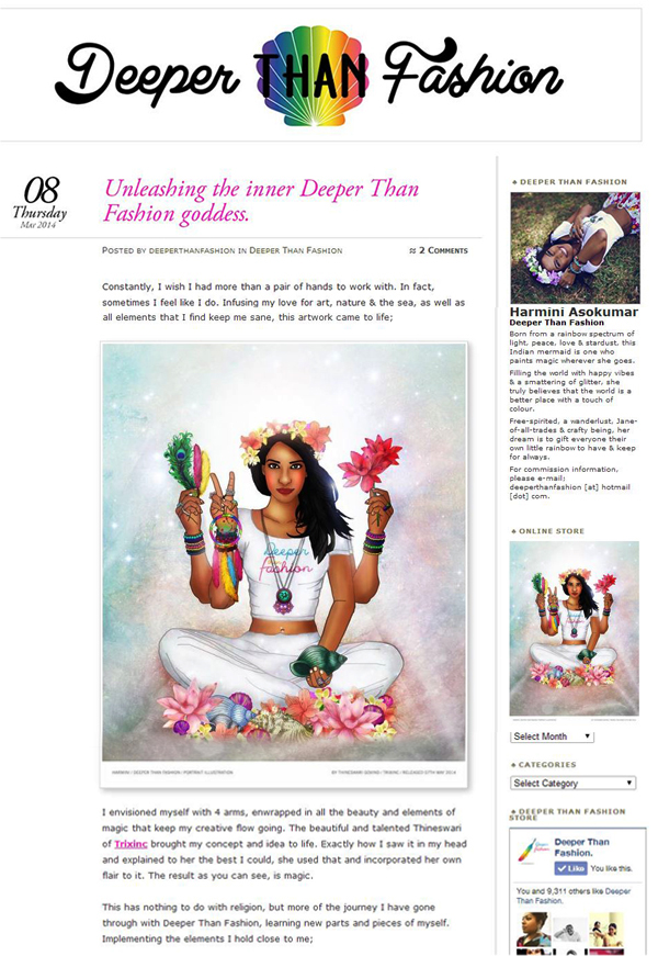 deeper than fashion hindugirl hinduwoman Hindu fantasy Dreamcatcher Flowers Lotus inner goddess goddess