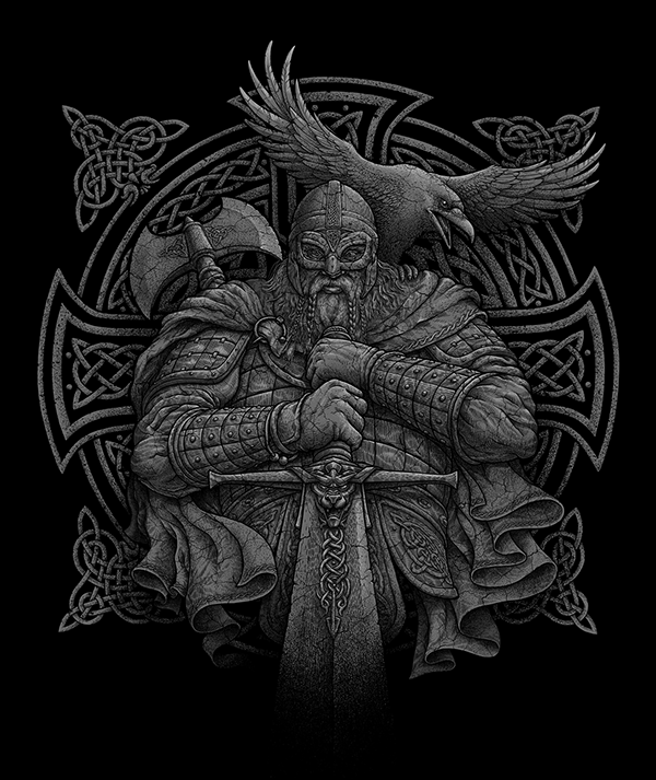 Odin Art  Viking warrior tattoos, Norse mythology tattoo, Warrior tattoos