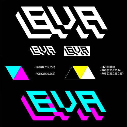 Eva ESAD video art festival fest Multimedia  design motion logo