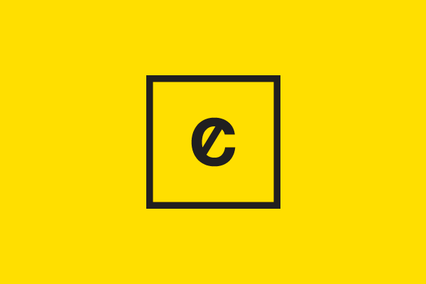 Logo Design logo personal identity designer Freelance black yellow