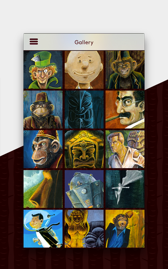 iphone app game portfolio development mobile Tiki gallery art XCode