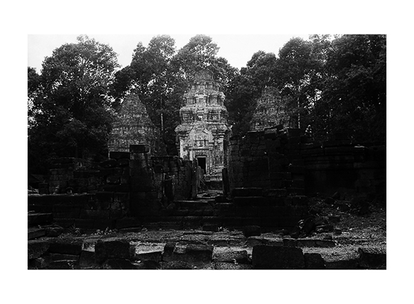 photography Angkor b&w