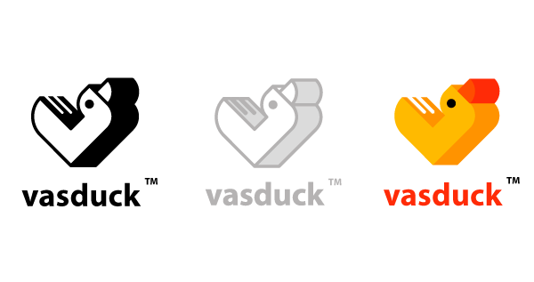 vasduck logo identity