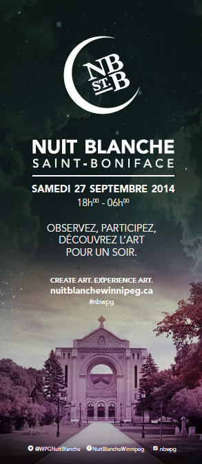 st boniface Winnipeg French Canada alpha toshineza 2014 nuit blanche culture days