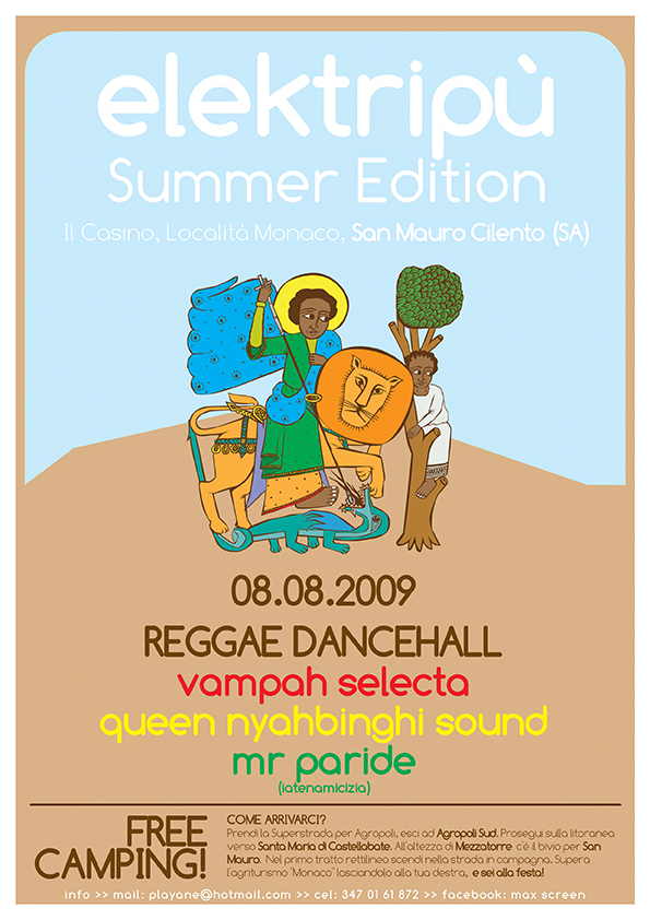 reggae gig Dancehall poster