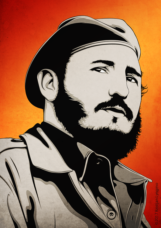 fidel castro cuba Viva revolution political beard havana guerrilla
