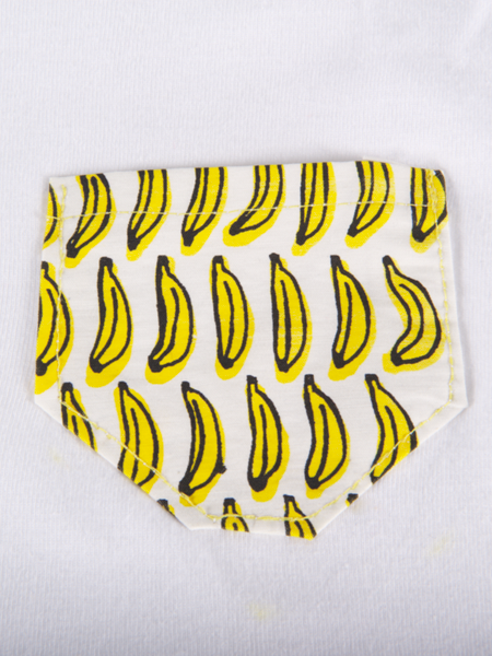 banana Clothing fabric pattern box t-shirt funny