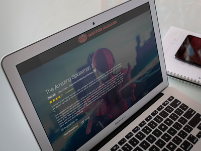 movie design Webdesign UI ux spiderman redesign concept Cinema