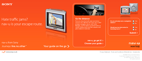 gps Sony NAV-U e-card poll