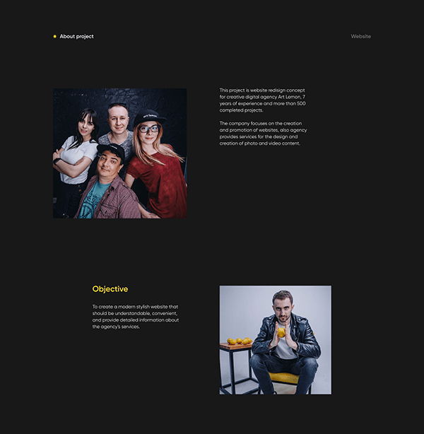Art Lemon — Digital Agency website design