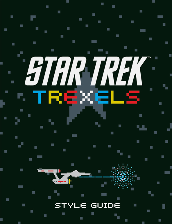 Star Trek trexels Space  Style Guide pixel art trexel original series tos TNG generation