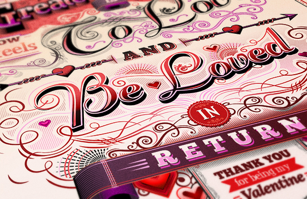 Love romance valentine valentines day lettering ornate elegant pink red passion cupid heart stock istockphoto