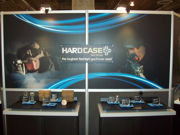 Energizer Hardcase Tactical tradeshow booth