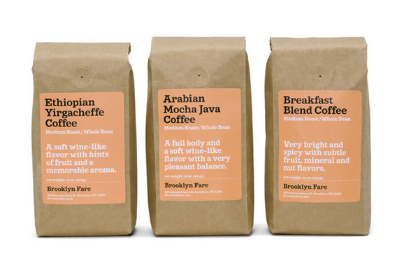 Brooklyn Fare coffee cups Grocery Bags Stationery Nakpkins Wild Posts Coffee Bags