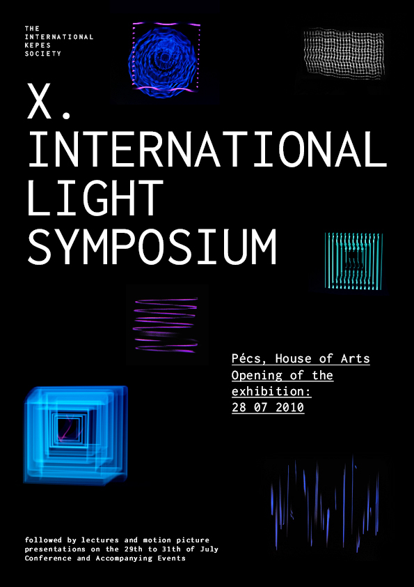 gyorgy kepes MIT-CAVS Light Symposium identity for the International Kepes Society & International Light-Symposium budapest Moholy-Nagy University mome BA III lights kinetic
