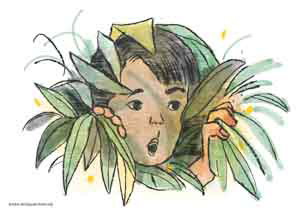 asian book children country fiction flat ILLUSTRATION  Nature ukiyoe vietnam
