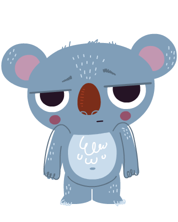 koala animal Character Emoji Icon expressions itunes ree cute humor digital vector Freelance emoticons