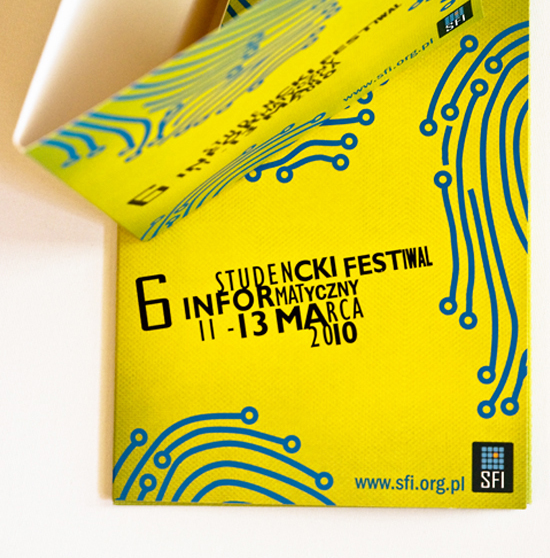 identity typograpy SFI Studencki festiwal festival Informatyczny informatic hand finger Beata Faron Faron