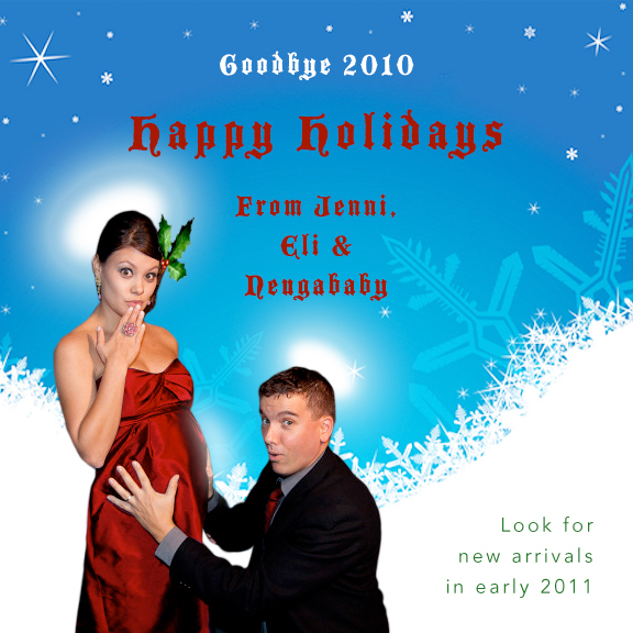 holidays Christmas new years cards announcements photo illustration  Fun
