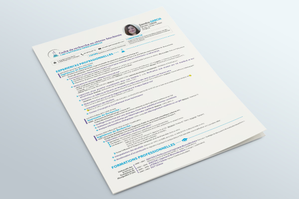 business card Chimist chemistry Resume CV inspire