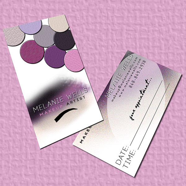 Makeup Artist business card designs on Behance