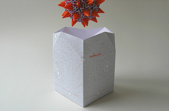 star package box gift pattern folding