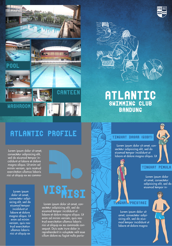 atlantic  Swimming club  swim  sport  aldjokdja  bandung  Indonesia  blue