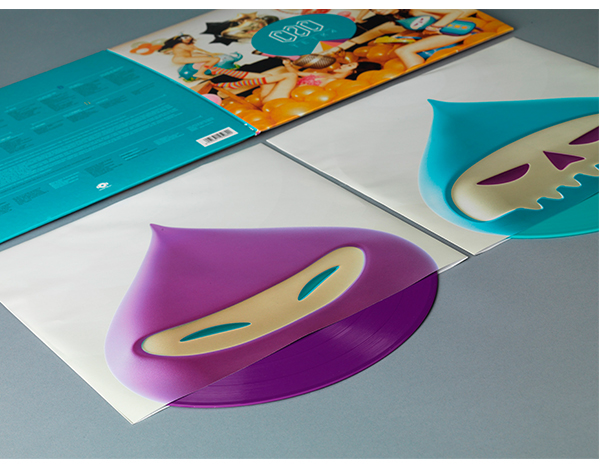 C2C electro mucician cd album cover universal design digipack vinyl band balloon logo toy drop zksphere