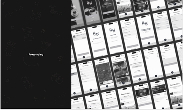 Mobile app - Coffee shop ui/ux design | 💛💙